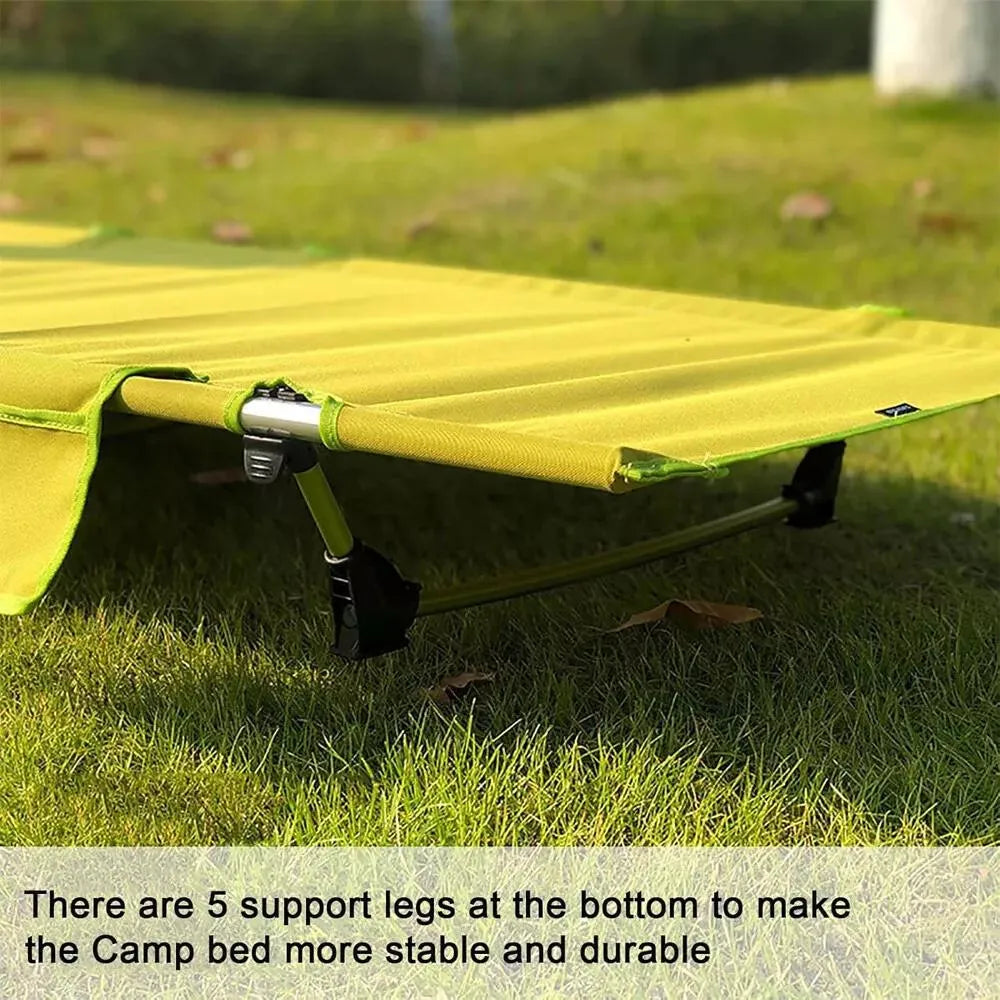 Folding Camping Cot for Adults Compact Sleeping Cots with Carry Bag