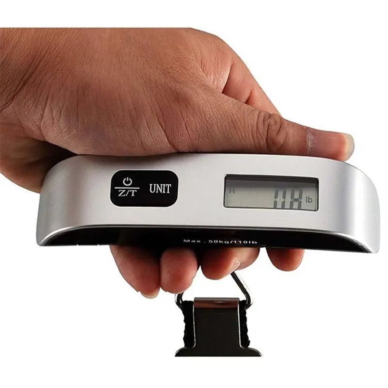 Portable 110.23LB/0.35oz Hanging Electronic Digital Travel Suitcase Luggage Scales