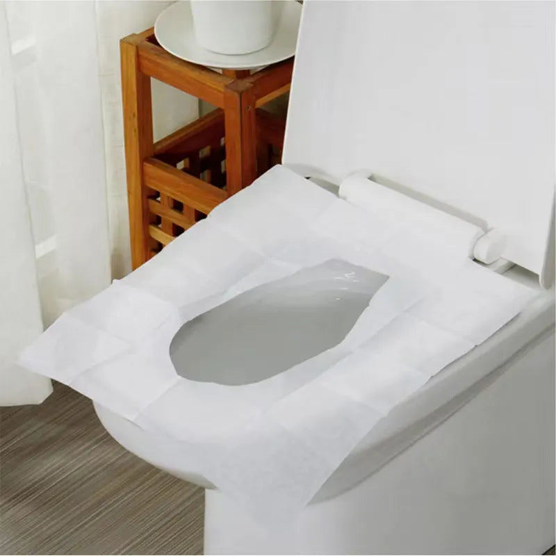 50 Pieces in 5 Packs of Ultra-Hygiene Disposable Toilet Seat Covers