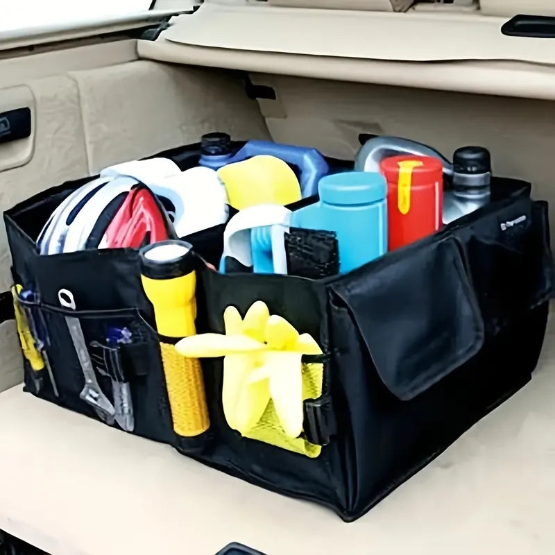 Car Organizer, Foldable Trunk organizer for SUVs & Sedans