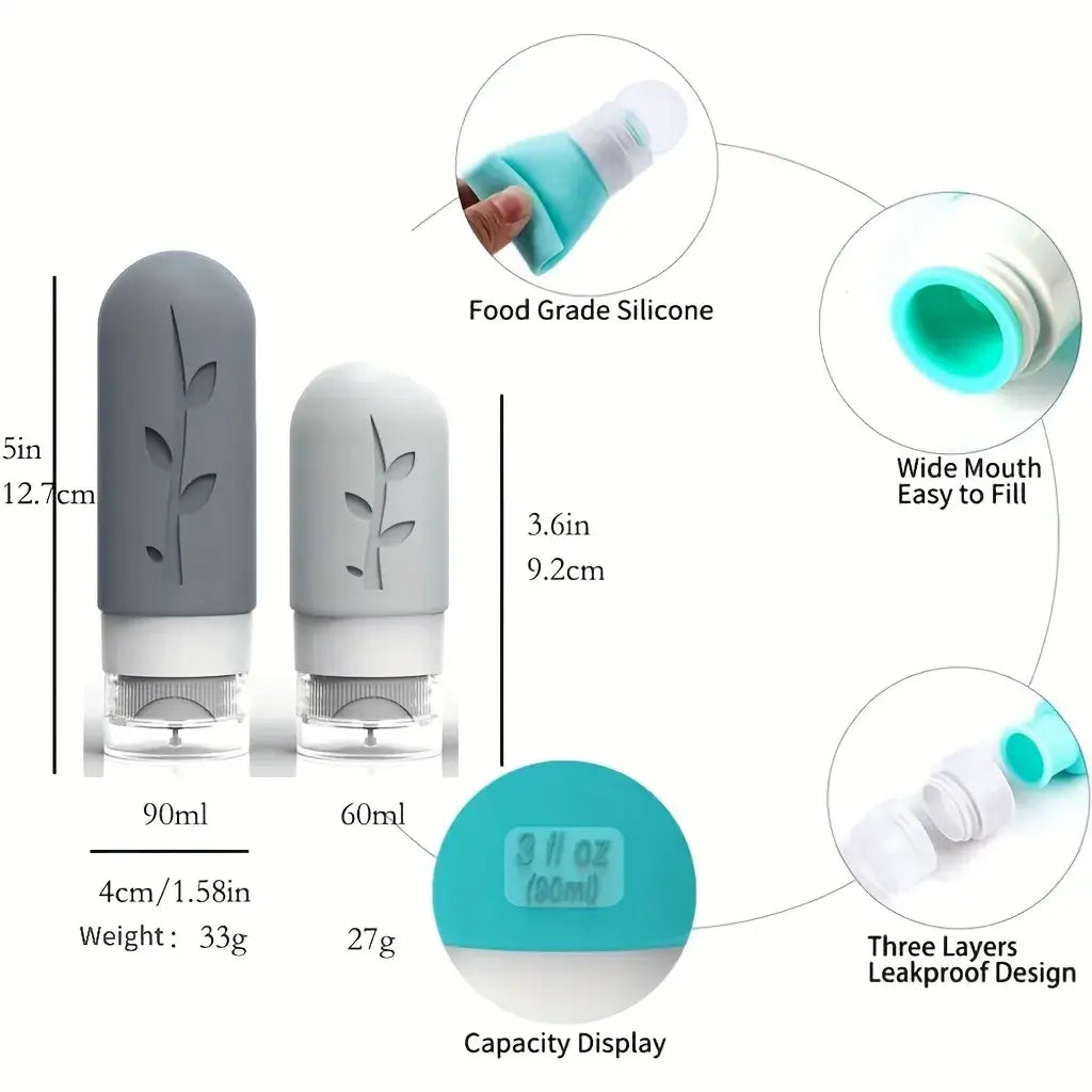 TSA Approved Travel Bottles Set