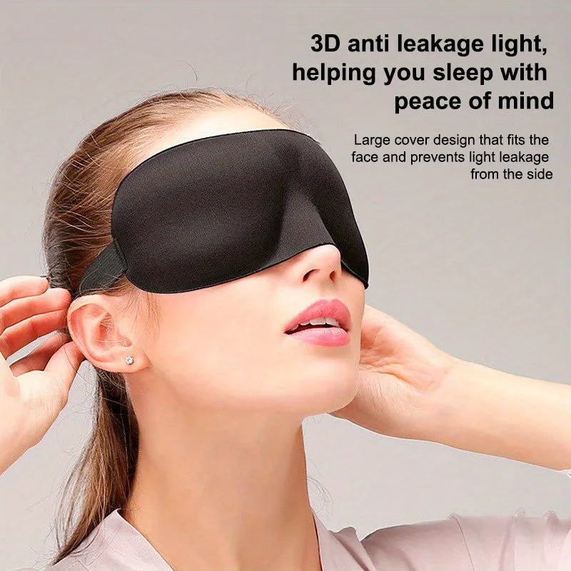 3D Stereoscopic Sleep Mask with Memory Foam