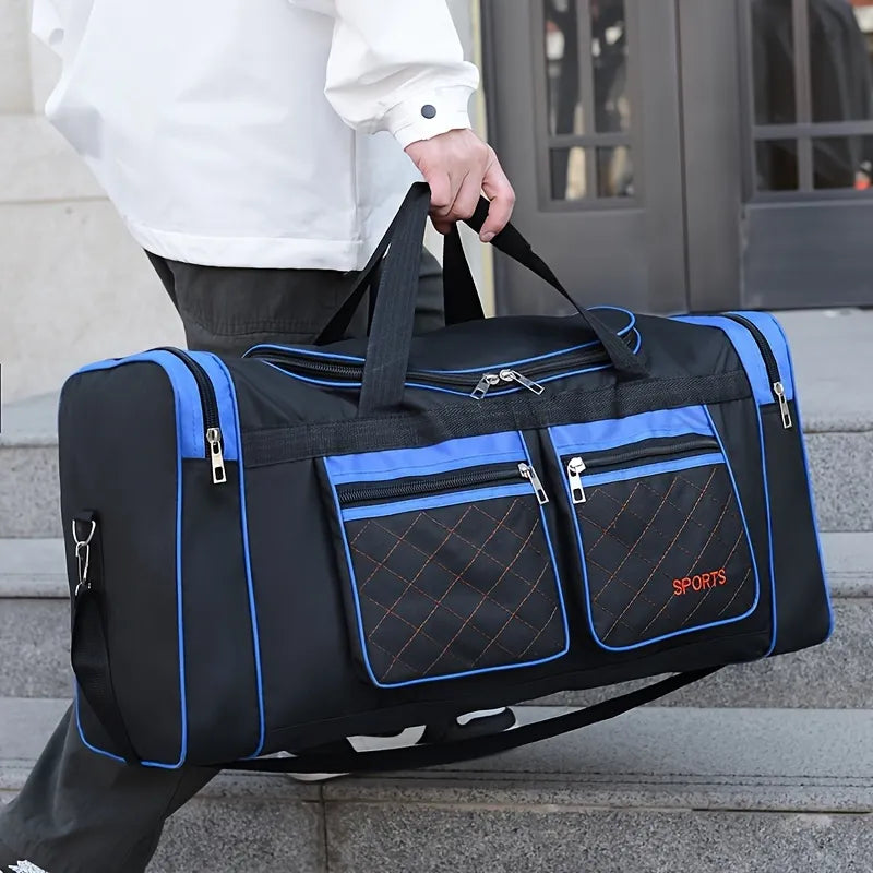 Extra-Large Mens Travel Bag - Spacious & Organized with Multiple Pockets