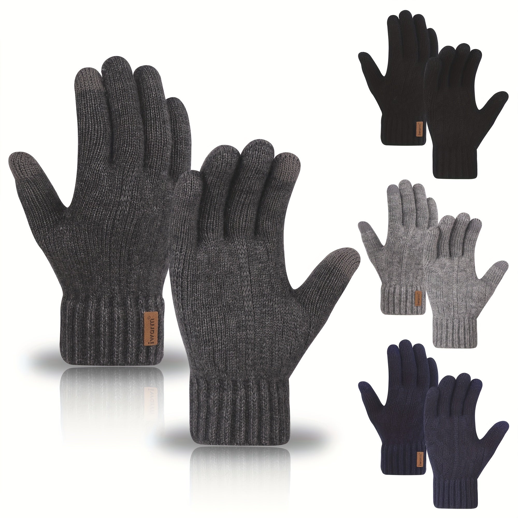 Unisex Alpaca Wool Gloves: Touchscreen Compatible