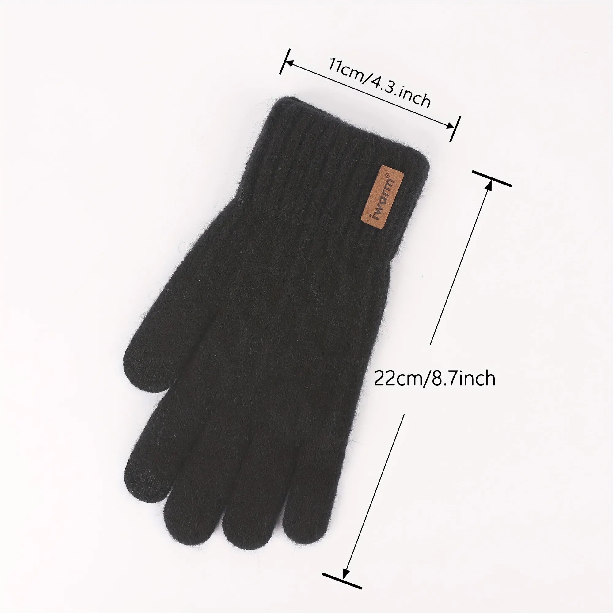 Unisex Alpaca Wool Gloves: Touchscreen Compatible