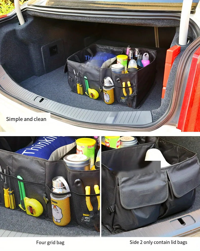 Car Organizer, Foldable Trunk organizer for SUVs & Sedans