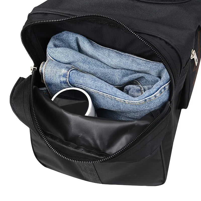 Extra-Large Mens Travel Bag - Spacious & Organized with Multiple Pockets