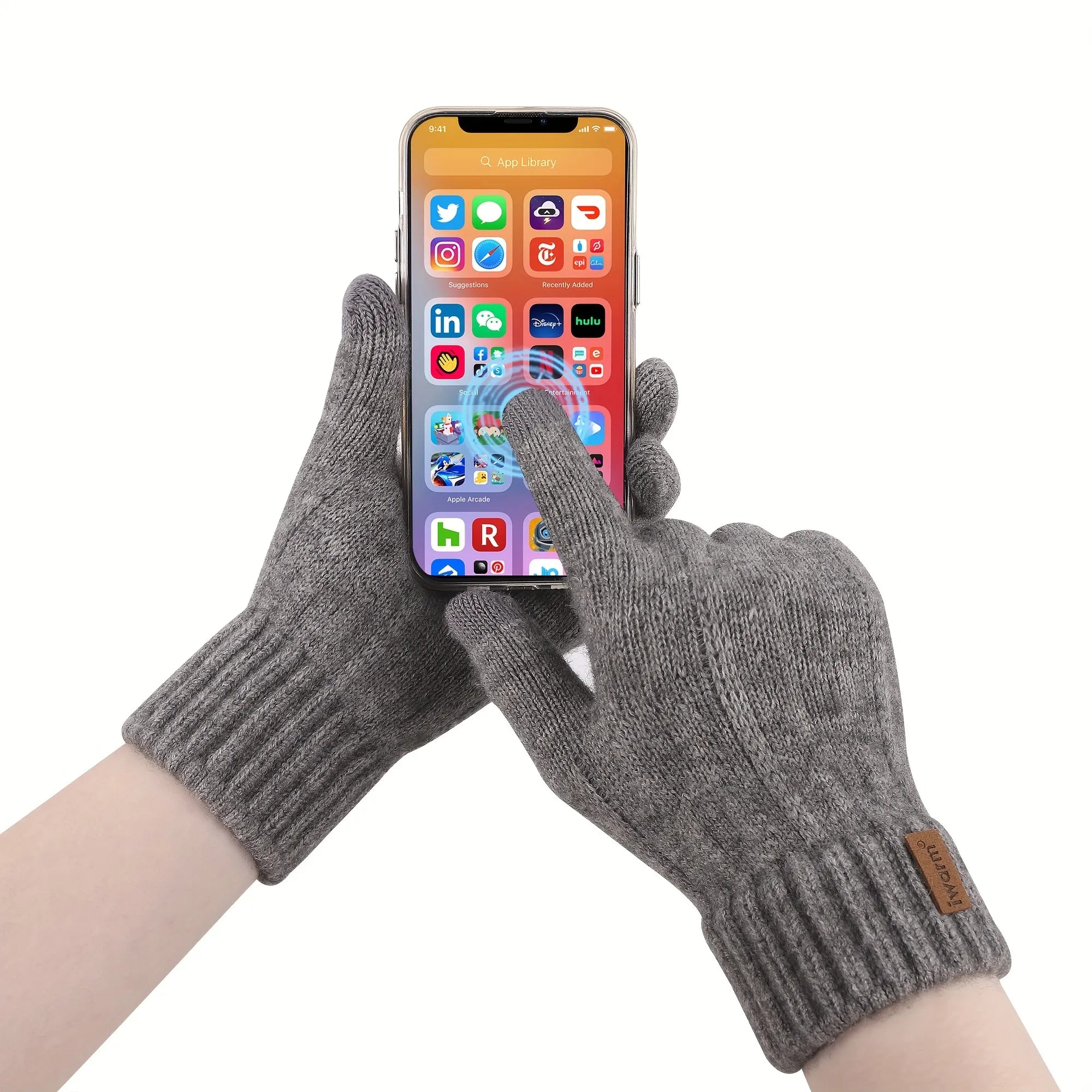 Unisex Alpaca Wool Gloves: Touchscreen Compatible