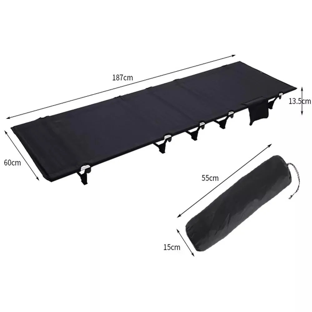 Folding Camping Cot for Adults Compact Sleeping Cots with Carry Bag