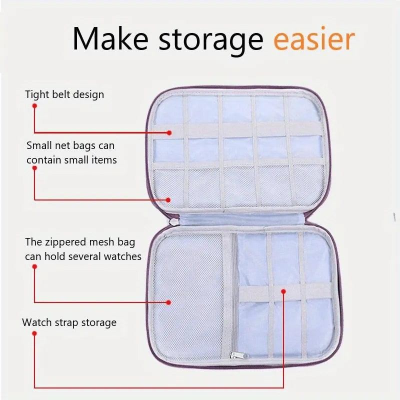 Versatile Electronics Organizer Travel Case