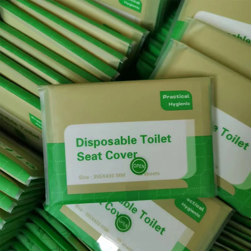 50 Pieces in 5 Packs of Ultra-Hygiene Disposable Toilet Seat Covers