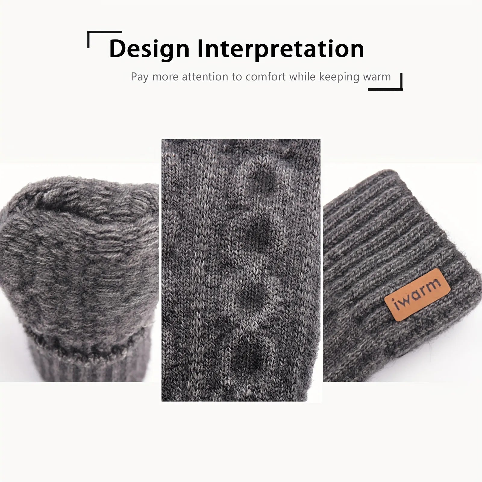 Unisex Alpaca Wool Gloves: Touchscreen Compatible