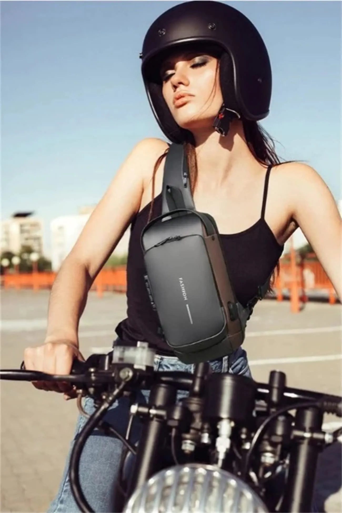 Stylish Multi-functional Sling Bag with Advanced Password Lock