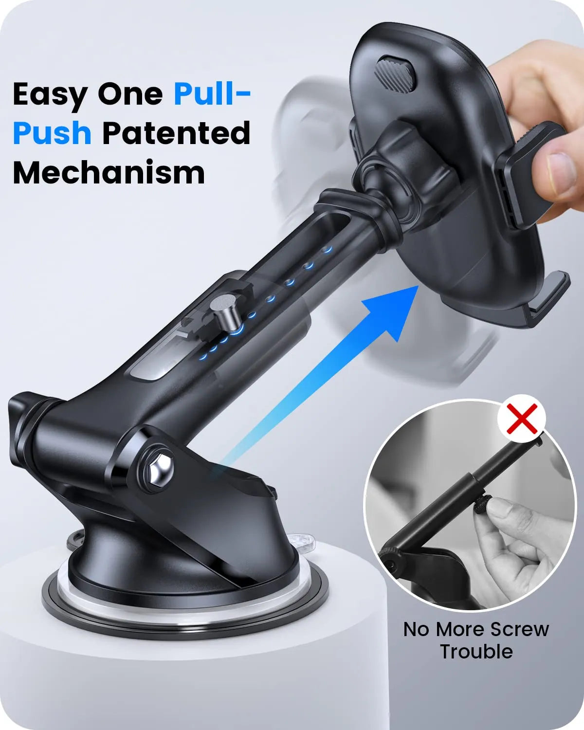 Universal Sticky Gel Pad Car Suction Cup Phone Holder